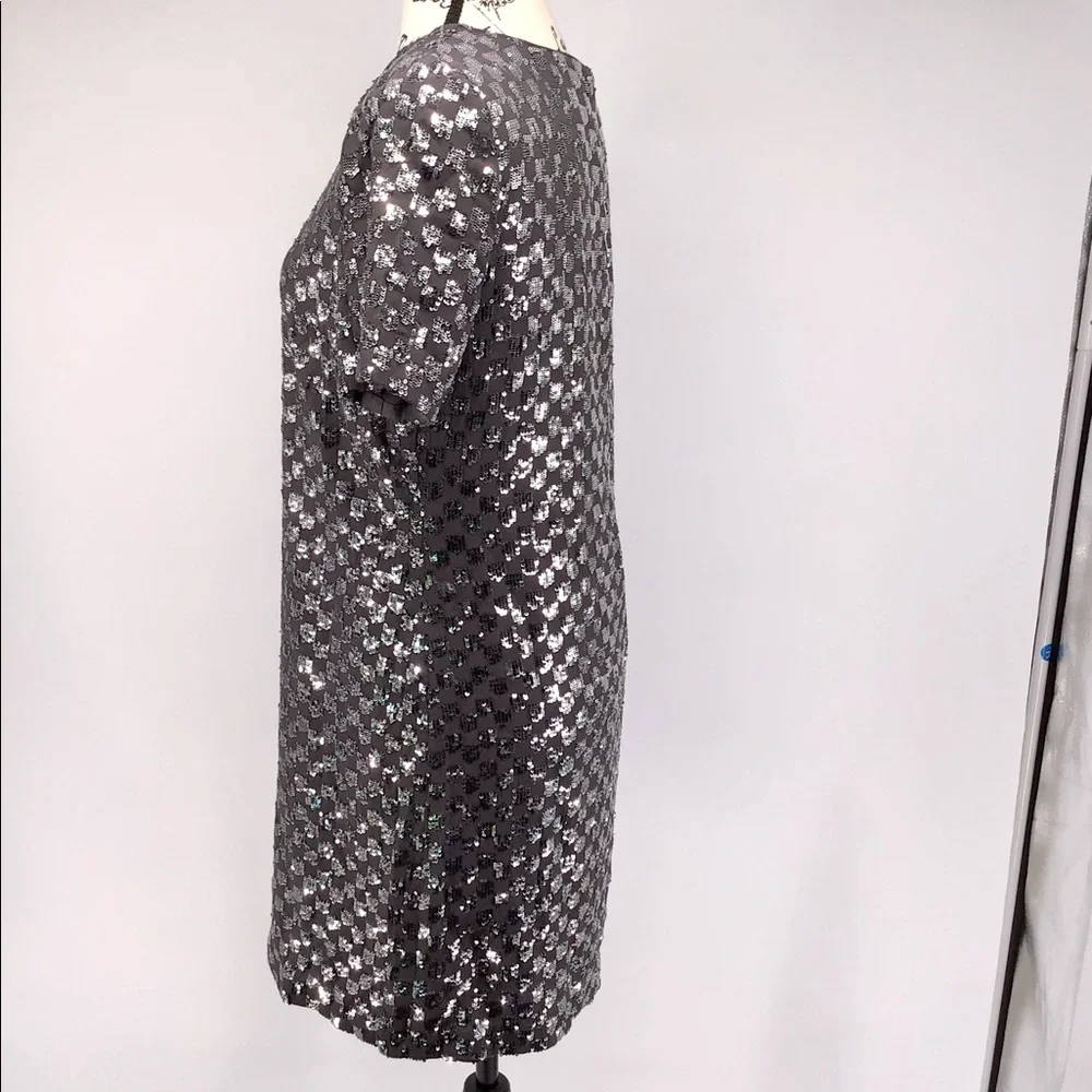 Broadway & Broome Gray Sequin Night Out Dress S - Picture 9 of 14